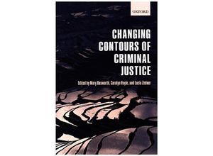 9780198783237 - Changing Contours of Criminal Justice Gebunden