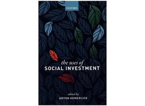 9780198790488 - The Uses of Social Investment Gebunden