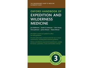 9780198867012 - Oxford Handbook of Expedition and Wilderness Medicine - Jon Dallimore Sarah R Anderson Chris Imray Chris Johnson James Moore Shane Winser Kunststoff