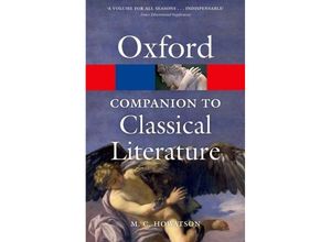 9780199548552 - Oxford Companion to Classical Literature - M C Howatson Kartoniert (TB)