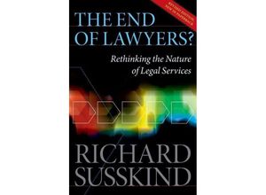 9780199593613 - The End of Lawyers? - Richard Susskind Kartoniert (TB)