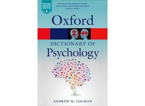 9780199657681 - A Dictionary of Psychology - Andrew M Colman Kartoniert (TB)