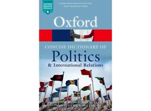 9780199670840 - The Concise Oxford Dictionary of Politics and International Relations - Garrett W Brown Iain McLean Alistair McMillan Kartoniert (TB)