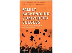 9780199689132 - Family Background and University Success Gebunden