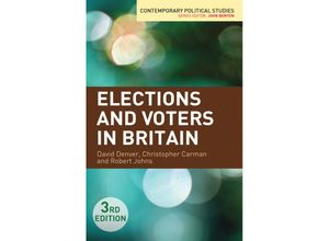 9780230241619 - Contemporary Political Studies   Elections and Voters in Britain - David Denver Christopher Carman Robert Johns Kartoniert (TB)