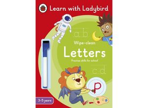 9780241515600 - Learn with Ladybird   Letters A Learn with Ladybird Wipe-Clean Activity Book 3-5 years - Ladybird Kartoniert (TB)