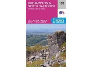 9780319262894 - Okehampton & North Dartmoor - Ordnance Survey Karte (im Sinne von Landkarte)