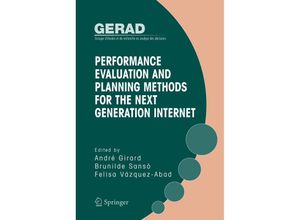 9780387255507 - Performance Evaluation and Planning Methods for the Next Generation Internet Gebunden