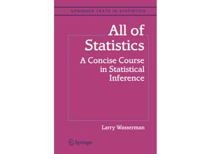 9780387402727 - Springer Texts in Statistics   All of Statistics - Larry Wasserman Gebunden