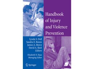 9780387857695 - Handbook of Injury and Violence Prevention Kartoniert (TB)