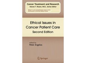 9780387877174 - Ethical Issues in Cancer Patient Care Kartoniert (TB)