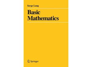 9780387967875 - Basic Mathematics - Serge Lang Kartoniert (TB)