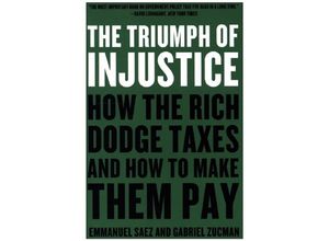 9780393531732 - The Triumph of Injustice - Emmanuel Saez Gabriel Zucman Kartoniert (TB)