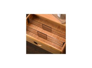 9780457003144 - Schubladen-Organizer (4er-Set) – verstellbarer Schubladenteiler aus Kunststoff – Besteck-Organizer für Küche Bad oder Schlafzimmer – transparent