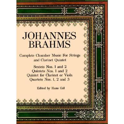9780486219141 - Complete chamber music for strings + clarinet quintet
