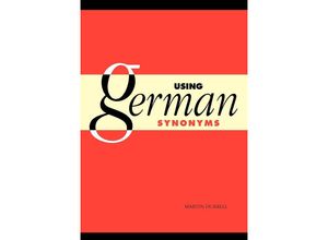 9780521469548 - Using German Synonyms - Martin Durrell Durrell Martin Kartoniert (TB)