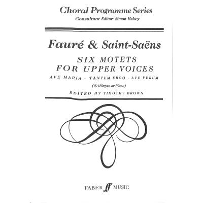 9780571514830 - 6 Motets for upper voices