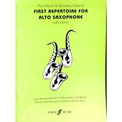 9780571519033 - First repertoire for alto saxophone