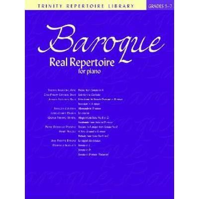 9780571523337 - Baroque real repertoire for piano - grades 5-7