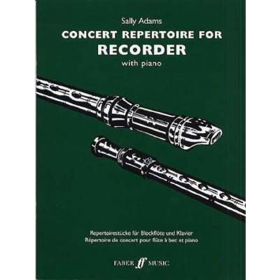 9780571523863 - Concert repertoire for recorder