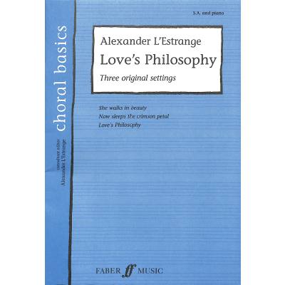 9780571524020 - Loves philosophy - 3 original settings