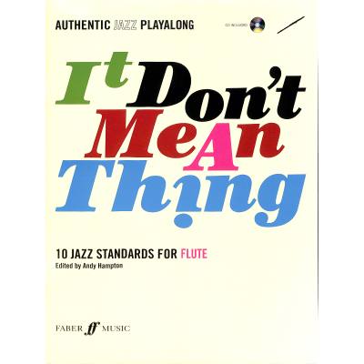 9780571527380 - It dont mean a thing - 10 Jazz standards