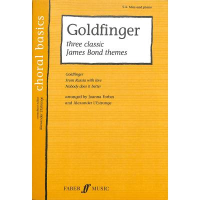 9780571529810 - Goldfinger - 3 classic James Bond Themes