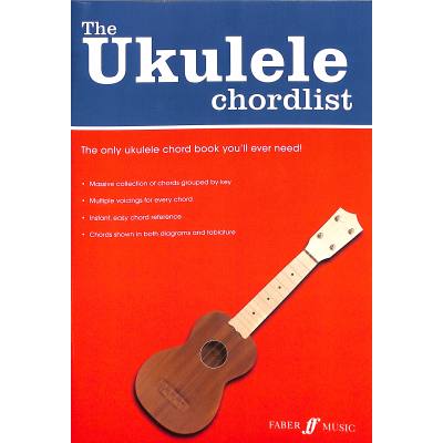 9780571536054 - The ukulele chordlist