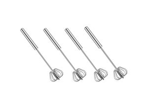 9780583500739 - Schneebesen Edelstahl-Ei-Schläger Hand-Ei-Schneebesen-Mixer einfacher Schneebesen-Mixer-Rührer für die Herstellung von Crea