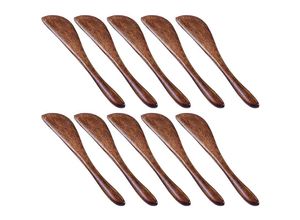 9780583504058 - Woosien - 10er-Pack Holzmesser 6-Zoll-Gewürzmesser Holz super Küchenutensilien Gelee-Verteiler