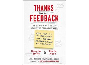 9780670922635 - Thanks for the Feedback - Douglas Stone Sheila Heen Kartoniert (TB)