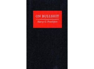 9780691122946 - On Bullshit - Harry G Frankfurt Leinen