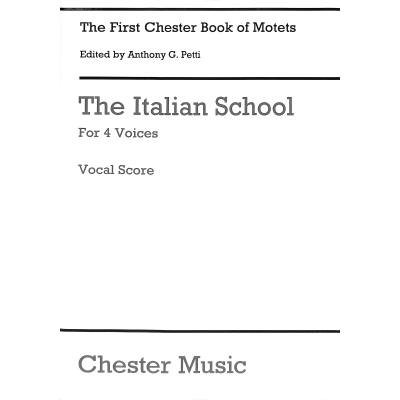 9780711920576 - The italian school for 4 voices