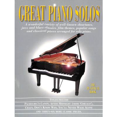 9780711930551 - Great piano solos - platinum book