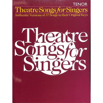 9780711982574 - Theatre songs for singers