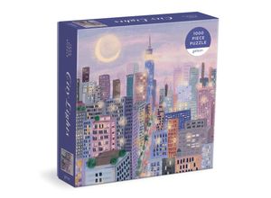 9780735371675 - City Lights 1000 Pc Puzzle In a Square box - Galison