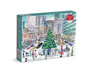 9780735371989 - Michael Storrings Snowfall on Park Avenue 1000 Piece Puzzle - Galison