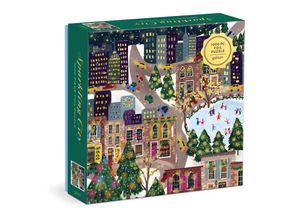 9780735376410 - Joy Laforme Sparkling City 1000 Piece Foil Puzzle In a Square Box