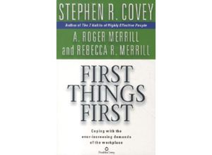 9780743468596 - First Things First - Stephen R Covey Kartoniert (TB)