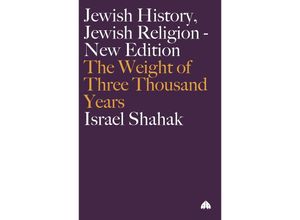 9780745328409 - Jewish History Jewish Religion - Israel Shahak Kartoniert (TB)