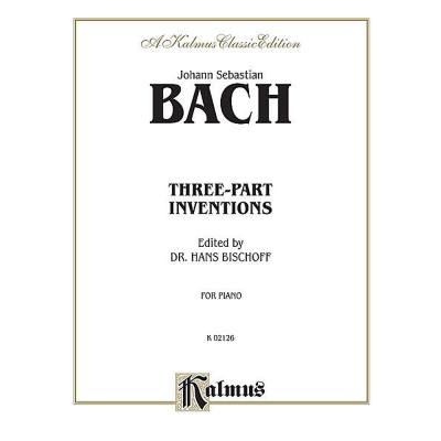 9780757906480 - Dreistimmige Inventionen (Sinfonien) BWV 787-801