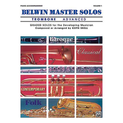 9780757931123 - Belwin master solos 1 - advanced