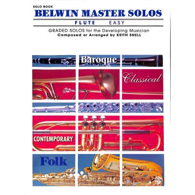 9780769255866 - Belwin master solos 1 - easy