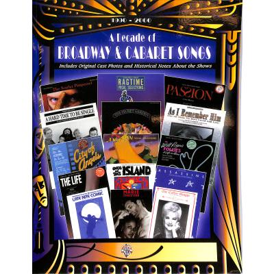 9780769299280 - A decade of Broadway + Cabaret songs