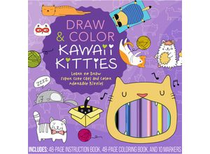 9780785841135 - Draw & Color Kawaii Kitties Kit - Editors of Rock Point