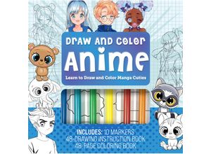 9780785841203 - Draw & Color Anime Kit - Editors of Chartwell Books