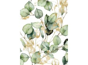 9780785843849 - Greenery and Gold Lined Journal - Editors of Chartwell Books Kartoniert (TB)