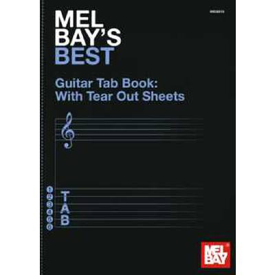 9780786683819 - Mel Bays best guitar tab book | Notenblock mit Tabulatur für Gitarre