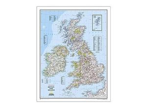 9780792249559 - National Geographic Map   National Geographic Map Britain and Ireland Planokarte Karte (im Sinne von Landkarte)