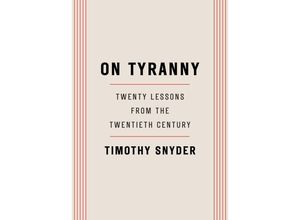 9780804190114 - On Tyranny - Timothy Snyder Kartoniert (TB)